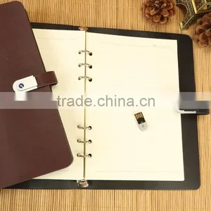 Hot Sale A5 Diary Notebook With Pen and USB thumbnail-4