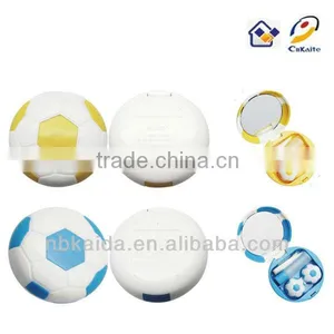 A-8062 Black Football Contact Lens Import Case thumbnail-3