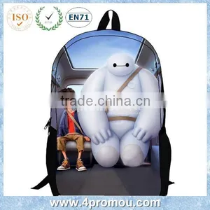 New Design Big Hero 6 Cartoon Kid's Backpack thumbnail-3