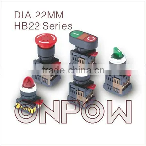 ONPOW 3 Position Selector Push Button(HB22 Series 22mm,CE,CCC,ROHS) thumbnail-1