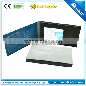 2.4 Inch Video Brochure With Plastic Cover and Earphone Function thumbnail-4