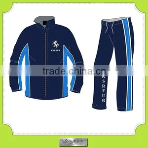Customzied Nylon Navy High Quality Men's Tracksuit thumbnail-4
