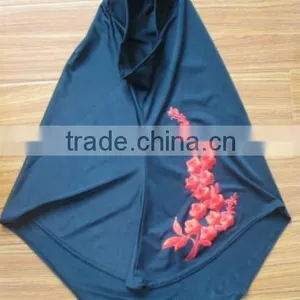 OEM- Malaysia Scarf Arab Hijab Muslim Scarves Embroidered TA002# thumbnail-4
