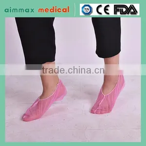 Polypropylene, Coated With Water-repellent CPE Shoes Cover PP+PE Shoe Cover thumbnail-1