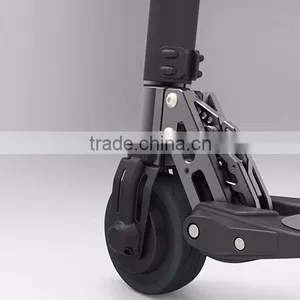 2016 New 5 Inch Foldable Electric Scooter Carbon Fiber Road Bike With Led Light thumbnail-4