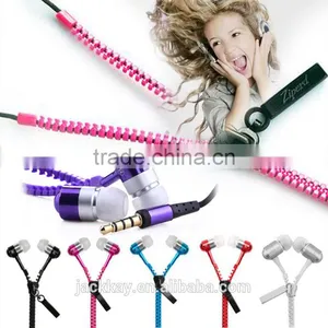 New Products 2016 Free Samples Mobile Sport Earphone & Headphone, Zipper Headphone in Ear Earphone for IPhone/for Android Phones thumbnail-2