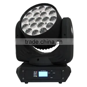12W * 19pcs LED Zoom Wash Moving Head Stage Light thumbnail-1