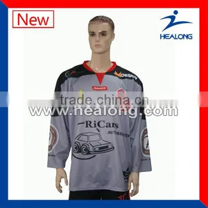 Unique Sublimation Hockey Jersey Hockey Glove thumbnail-1