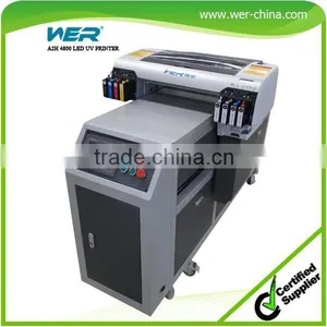 2016 Popular A2 WER-EH4880UV LCD Touching Screen and Air Suction Flatbed ,uv Inkjet Printer Price thumbnail-1