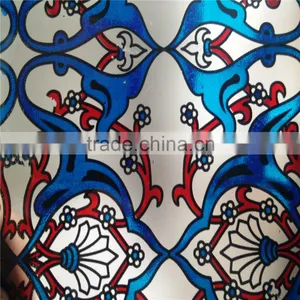 Chinese Stained Art Glass Sheet thumbnail-5