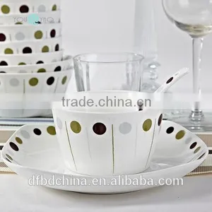 22pcs Bone China Dinner Set/dinnerware Sets/porcelain Dinner Sets thumbnail-3