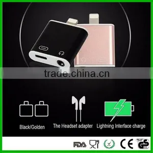 Top 50 2 In1 Charger Cable and Earphone Adapter 8 Pin to 3.5mm Earphone Adapter for Iphone 7 thumbnail-3