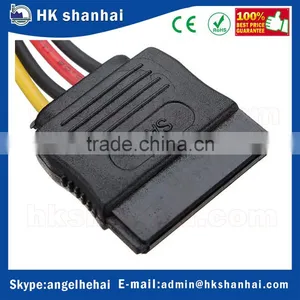 2017 Hot New Products PSU to Motherboard Extension Cable 4 Pin Male Molex to SATA 15 Pin Female Power Cable Adapter thumbnail-4