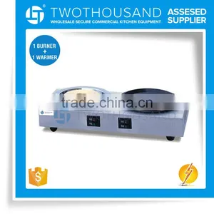 1 Burner and 1 Warmer Cooking Equipment Electric Mini Coffee Hotplate thumbnail-1