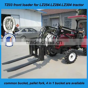 LZ254 25hp 4wd Small Tractor Fit With 4 in 1 Front End Loader and Backhoe for United States thumbnail-1