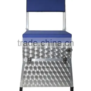 Fishing Aluminum Seat Boxes With Back Rest With Aluminum Drawers thumbnail-2