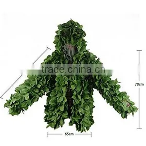 3D Green Leaf Hooded Ghillie Suit thumbnail-2