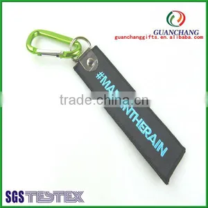 New Hot Products on the Market Woven Embroidered Lanyard With Carabiner,promotional Gift Items thumbnail-1