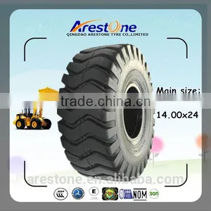 Arestone Stocked China Otr Tire 14.00-24 14.00x24 thumbnail-1