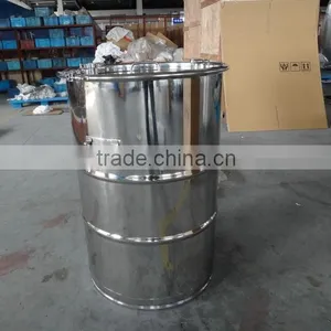 Stainless Steel Drum With Tap/Stainless Steel Drum for Honey/stainless Steel Drum 200L thumbnail-2