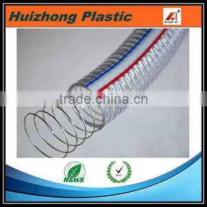 Clear Pvc Spiral Steel Wire Reinforced Plastic Hose Pipe thumbnail-2