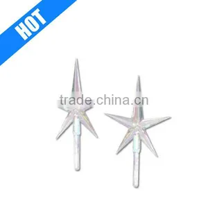 Color Glazed Star Shaped Christmas Tree Toppers for Sale thumbnail-1