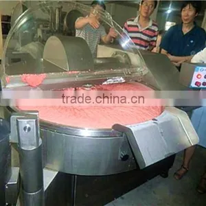 Stainless Steel Vacuum Sausage Meat Bowl Cutter Price ZKZB-125 thumbnail-1