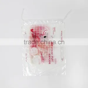 Cosemtic Cotton Puff Printed Drawstring Bags Witn Cotton Line thumbnail-5