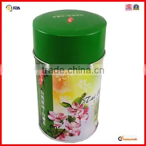 Popular Chinese Green Tea Tin Container thumbnail-1