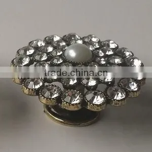Diamante Bedroom Furniture Handles and Knobs, Mushroom Shaped Knobs thumbnail-3