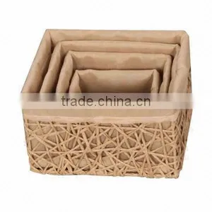 Paper Rope Utility Storage Basket thumbnail-1