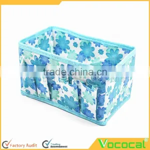 Foldable Makeup Cosmetic Storage Box Bag Organizer Jewelry Stationary Container thumbnail-1