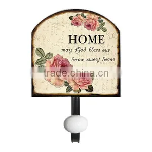 Metal Decorative Wall Hook Metal Decal Wall Hanger thumbnail-1