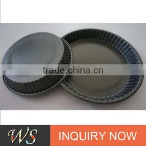 Round Pizza Pan With Non-stick Coating, Carbon Steel Cake Baking Pans thumbnail-1