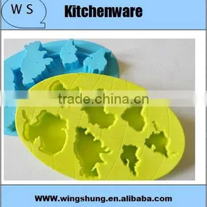 Ice Maker Silicone Ice Mould Mold Baking Pan Tray Ice Freeze Party Drink Mould Cake Mold Seven Continents thumbnail-1