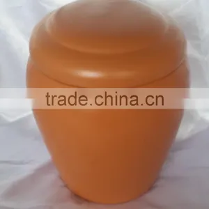 Adult Style Biodegradable Red Pottery Urns for Cremation Use thumbnail-1