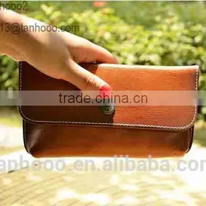Classy Wholesale Elegant Genuine Leather Lady Envelope Clutch Bag thumbnail-5