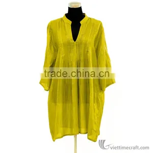 Silk Ladies' Dresses, Ladie's Silk Garment With Many Colors and Sizes, Made of Natural Silk in Vietnam thumbnail-2