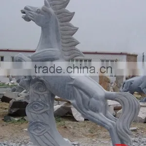 Outdoor Stone Horse Sculpture thumbnail-1