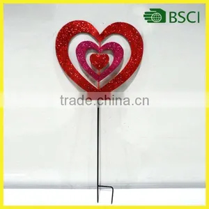 YS21119 Heart Garden Stick Metal Craft for Garden Decoration thumbnail-1