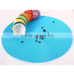 Blue pp Round Placemat/tablemats for Dinner Sets/plastic Placemats thumbnail-1