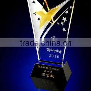 Exclusive Optical Crystal Dimension Award With Black Base thumbnail-1