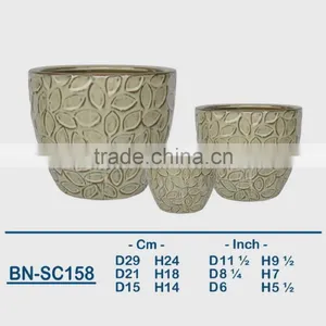Vietnamese Ceramic Glazed Indoor Pot/ Indoor Planter BN-SC156 thumbnail-2