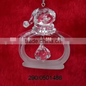 Santa Snwoman With Bells Acrylic Bulk Wholesale Napkin Ring for Sale thumbnail-1