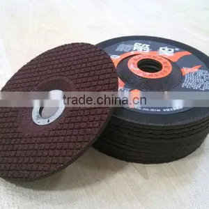 4" 100x3x16mm Checkered Deprssed Center Grinding Wheel for Stainless Steel thumbnail-3