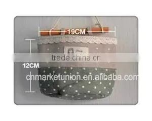 Hemp Cloth Storage Bags/series Junk Hanging Bag/key Storage Door Behind the Wall Nightstand Multifunctional Storage Bag thumbnail-2