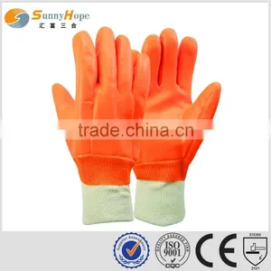 Sunnyhope Fluorescent Pvc Rubber Hand Gloves thumbnail-1