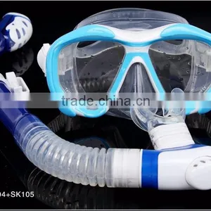 Hot CE Approval 2016 Hot Sale Water Sports Training Snorkeling Equipment Anti-Fog Silicone Scuba Diving Mask Snorke thumbnail-3