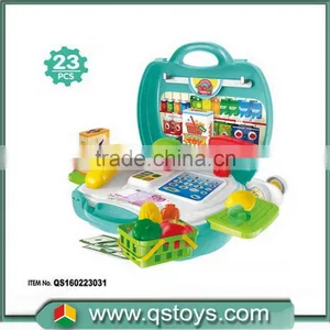 Exporting Hot Kids' Favor Gift Plastic Supermarket Play Set QS160223031 thumbnail-1