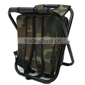 Steel Frame and 600D Backpack Cooler Chair , Travel Camping Chair, Cooler Bag thumbnail-6